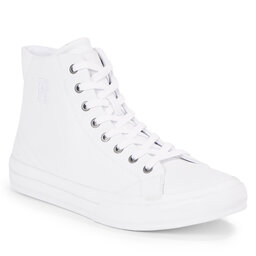 

Снікерcи Tommy Hilfiger Th Hi Vulc Street Lth Mono FM0FM04779 White YBS, Білий