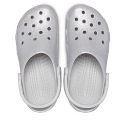

Шльопанці Crocs Classic Glitter Clog 205942 Silver 040, Срібний