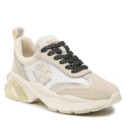 Tory Burch Sportcipő Tory Burch Good Luck Bubble Trainer 143969 New Ivory/Light Cream/Frost 100
