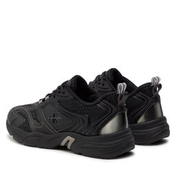 

Снікерcи Calvin Klein Jeans Retro Tennis Low Mix Ml Met YM0YM00931 Triple Black 0GT, Чорний