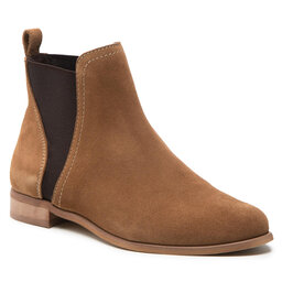 Baldaccini Členková obuv s elastickým prvkom Baldaccini BALDACCINI-1720000 Camel Welur