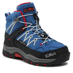 CMP Botas de trekking CMP Kid Rigel Mid Trekking Shoe Wp 3Q12944 Cobalto/Stone/Fire 04NG