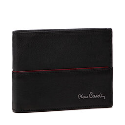 Pierre Cardin Große Herren Geldbörse Pierre Cardin TILAK38 325 Nero/Rosso