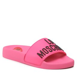 LOVE MOSCHINO Šlepetės LOVE MOSCHINO JA28052G1GI13604 Fluo Fuxia/Nero