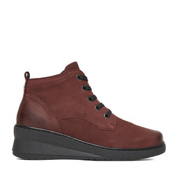Go Soft Botines planos Go Soft CEO-WI23-NUREN-02 Guinda/burdeos
