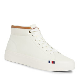 Tommy Hilfiger Sneakers Tommy Hilfiger Modern Vulc Lth Hi Wl FM0FM04820 Ivory YBI