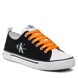 Calvin Klein Jeans Scarpe da ginnastica Calvin Klein Jeans Low Cut Lace-Up Sneaker V3X9-80567-0890 S Black/White X001