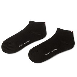 Tommy Hilfiger Set de 2 perechi de șosete medii de damă Tommy Hilfiger Dobotex BV 373001001 Black 200