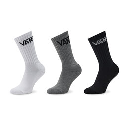 Vans Sada 3 párů dětských vysokých ponožek Vans By Classic Crew VN000YBRIZH1 Black Assorted