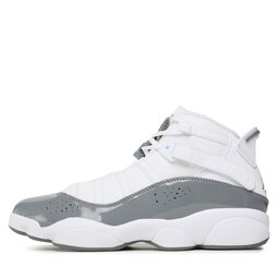 

Взуття Nike Jordan 6 Rings 322992 121 White/Cool Grey/White, Білий
