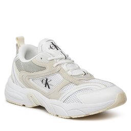 Calvin Klein Jeans Sneakers Calvin Klein Jeans Retro Tennis Su-Mesh Wn YW0YW00891 Bright White/Creamy White 02Y