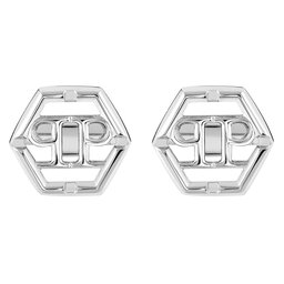 PHILIPP PLEIN Spinki do mankietów PHILIPP PLEIN Plein Icon PJ9AA10CU Srebrny