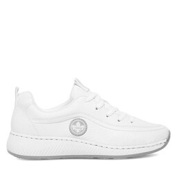 Rieker Pantofi Rieker N5504-80 Alb
