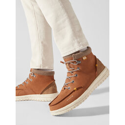 Hey Dude Schnürschuhe Hey Dude Bradley Boot Leather 40189-21N Braun