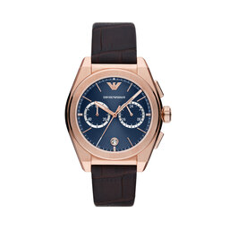 Emporio Armani Часовник Emporio Armani Federico AR11563 Кафяв