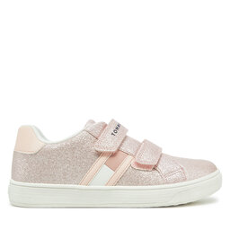 Tommy Hilfiger Superge Tommy Hilfiger Flag Low Cut Velcro Sneaker T1A9-33725-0745 S Roza