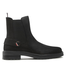 

Челсі Tommy Hilfiger Th Coin Flat Boot FW0FW06742 Black BDS, Чорний