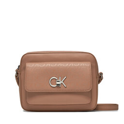 Calvin Klein Handtasche Calvin Klein Re-Lock Camera Bag_Epi Mono K60K611565 Ash Rose Mono VB8
