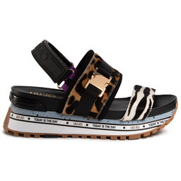 

Босоніжки Liu Jo Wonder Maxi 06 BXX067 PX072 Leopard S19C1, Чорний