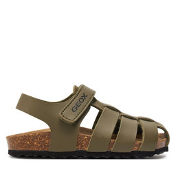 Geox Sandály Geox J Ghita Boy J458LA 000BC C3009 M Khaki