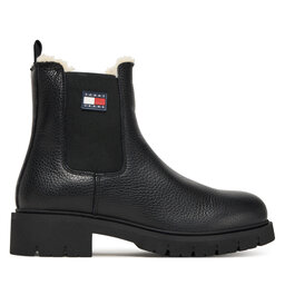 Tommy Jeans Klassische Stiefeletten Tommy Jeans Tjw Chelsea Boot Wl EN0EN02826 Schwarz
