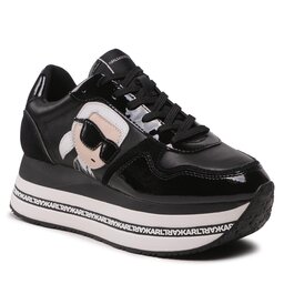 KARL LAGERFELD Сникърси KARL LAGERFELD KL64930N Black Lthr/Suede