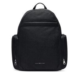 Tommy Hilfiger Rucksack Tommy Hilfiger Th Business Leather Backpack AM0AM14684 Schwarz