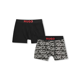 HUGO HUGO Set di 2 boxer G00326 S Nero