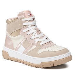 Tommy Hilfiger Αθλητικά Tommy Hilfiger High Top Lace Up T3A9-32344-1446 S Beige/Nude A241