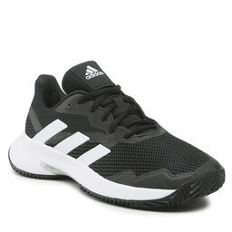 adidas Apavi adidas CourtJam Control W GX6421 Core Black/Cloud White/Silver Metallic