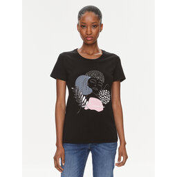 Fracomina Fracomina T-Shirt FR24ST3004J401N5 Μαύρο Regular Fit