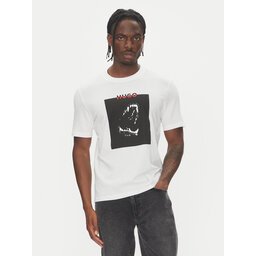 HUGO HUGO Camiseta Dobero 50542734 Blanco Regular Fit