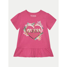 Guess Guess Футболка K5GI10 K6YW Рожевий Regular Fit
