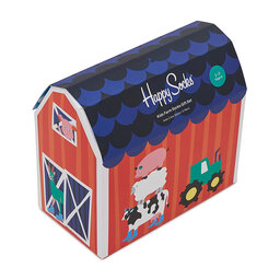 Happy Socks Set 5 parov otroških visokih nogavic Happy Socks XKFAR44-0200 Pisana