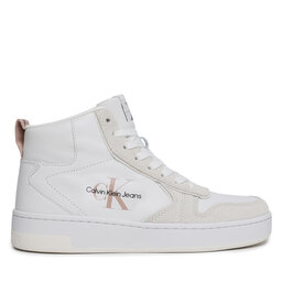 

Снікерcи Calvin Klein Jeans Basket Cupsole Mid Irreg Line Wn YW0YW00921 White/Ancient White 0LA, Écru