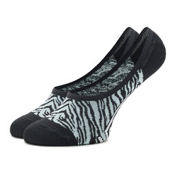 

Набір 3 пар низьких дитячих шкарпеток Vans Zebra Daze Canoodle VN0007AXBR51 Black/Blue Glow, Кольоровий