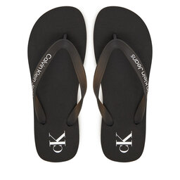 Calvin Klein Jeans Σαγιονάρες Calvin Klein Jeans Beach Sandal Transparent Tpu YW0YW01829 Μαύρο