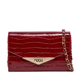 Nobo Handtasche Nobo NBAG-R3040-C005 Czerwony Krokodyl