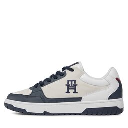 

Снікерcи Tommy Hilfiger Th Basket Street Suede Mix FM0FM04873 White YBS, Білий