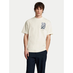 Selected Homme Selected Homme Camiseta Will 16097225 Écru Relaxed Fit