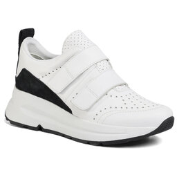 Geox Sneakersy Geox D Backsie B D02FLB 08522 C0404 White/Black