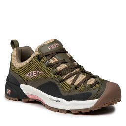 Keen Trekingová obuv Keen Wasatch Crest Vent 1025918 Olive Drab/Pink Icing