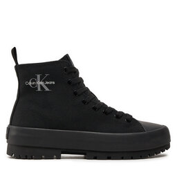 Calvin Klein Jeans Plátěnky Calvin Klein Jeans Lugged Hybrid Laceup Mid Ml Mtr YW0YW01519 Černá
