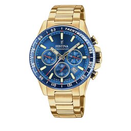 Festina Klocka Festina Timeless Chronograph 20634/3 Gold