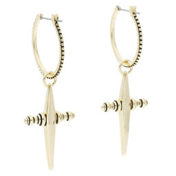 

Сережки Luv AJ Cross Hoops LAE0040 Gold, Золотий