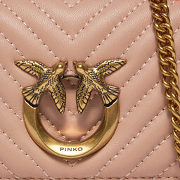 

Сумка Pinko Love Click Micro AI 23-24 PCPL 100069 A0GK Cipria O81Q, Рожевий