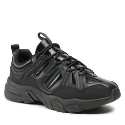 Calvin Klein Jeans Sneakersy Calvin Klein Jeans Retro Tennis Laceup Mix Reefl YM0YM00699 Triple Black