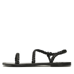 

Босоніжки Manebi Sandals S 6.4 Y0 All Black Braid, Чорний