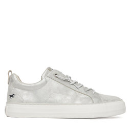 Mustang Sneakers aus Stoff Mustang 1272-311 Silberfarben