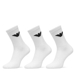 EA7 Emporio Armani Lange Socken EA7 Emporio Armani EM000554 AF25489 U0002 Weiß